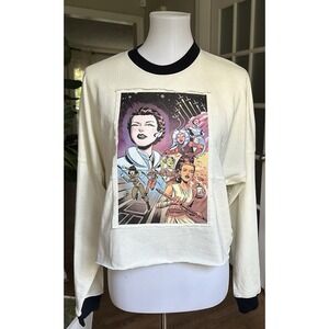 Star Wars Spirit Jersey Women's Small Long Sleeve The Force Is With Us Graphic T